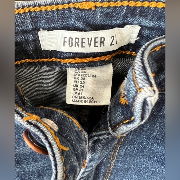 Forever 21 Women’s Ripped Skinny Jeans Size 24 - Picture 2 of 3